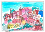 Roussillon le village
